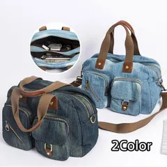 送料無料 トートバッグ デニム レディース キャンバス ショルダー 帆布 大容量 エコバッグ 肩掛け マザーズバッグ 旅行 鞄 大きめ 通勤 通