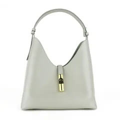 新品 フルラ FURLA ハンドバッグ ゴチャ M HOBO チェネレ