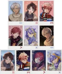 【中古】キャラカード 全10種セット 「バーチャルYouTuber にじさんじ ＆ NIJISANJI EN にじさんじ ウィンターデート2023 ランダムチェキ風カード Aグループ」