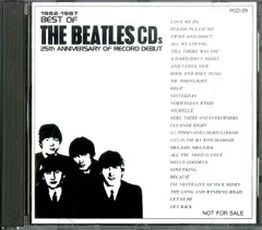 CD1枚 / ビートルズ / Best Of The Beatles CDs 1962 - 1987 / 25th Anniversary of Record Debut (PCD-29) / D00171220