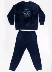 【中古】衣料雑貨 シナモロール＆ハチワレ フリースセット(長袖/レディース) ネイビー XLサイズ 「ちいかわ なんか小さくてかわいいやつ×サンリオキャラクターズ×ユニクロ スペースツアー」