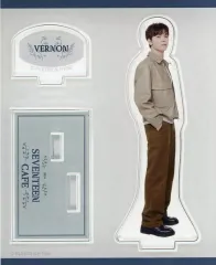 【中古】アクリルスタンド・アクリルパネル バーノン アクリルスタンド 「SEVENTEEN CAFE 2024 ～MORNING GREEN～」