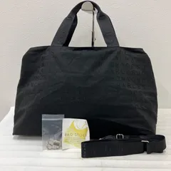 5215　CHARLES JOURDAN　シャルルジョルダン 2way　ボストンバッグ　ショルダーバッグ　トートバッグ　ハンドバッグ　大容量　黒　ブラック　総柄　総ロゴ