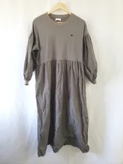 ◇ ⊇ converse コンバース 長袖 ロング丈 ワンピース 表記なし グレー系 レディース E  【1508060007940】