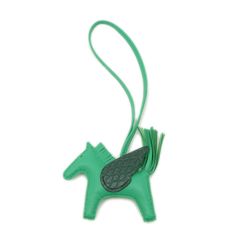 エルメス ロデオ ペガサスPM タッチ バッグチャーム ミント/ヴェールルソー