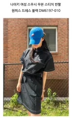 XS NIKE(ナイキ) スウッシュ ワンピース 黒