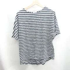 ◇ ⊂Φ◎●未使用● URBAN RESEARCH DOORS ボーダー柄 半袖 Tシャツ サイズM ホワイト　ネイビー レディース E  【1410100056231】