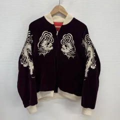 東京ペパーミントスーベニアジャケットコリジャンベロアスカジャン茶色