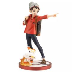 [중고] 피겨 ARTFX J 마사루 with 히바니 [포켓 몬스터 소드 실드] 1/8 PVC 제 도장 완료 완성품