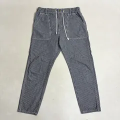 ◆ Lee リー パンツ ヒッコリー ベイカー イージーパンツ ストライプ 古着 コットン ネイビー サイズL レディース 0.35kg