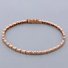【即日発送・水曜定休日・木曜発送】【美品】 DAMIANI （ダミアーニ） ﾍﾞﾙ ｴﾎﾟｯｸ ﾘｰﾙ ﾌﾞﾚｽﾚｯﾄ 750PG ブランドジュエリー ブレスレット/バングル/アンクレット  K18PG 20094038 used:Aのサムネイル