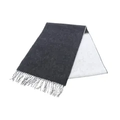 ロエベ LOEWE マフラー アナグラム バイカラー ウール マフラー レディース Used A