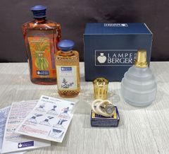 【保管未使用品】ランプベルジェ　アロマランプセット　別売オイル(シトロネル)付き