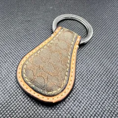 COACH コーチ キーホルダー  キャンバス シグネチャー ブラウン系