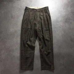 GQ1277◇stein : TWO TUCK WIDE TROUSERS◇S◇ウインドウペン柄 定価￥39600- シュタイン 2タック ワイドトライウザーズパンツのサムネイル