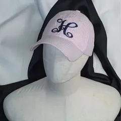 【送料無料】 "Fahrenheit" Pink stripe cap 関連イメージワード：ストライプ キャップ メッシュ 夏 はずし kaiko kiko kostadinov masu auralee yoko sakamoto