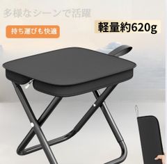 折りたたみ椅子 軽量 コンパクト 収納袋一体式 小型 ミニ 折畳 ベンチ イス チェア キャンプ アウトドア 登山 軽量 携帯用 コンパクト 休憩 簡単組立