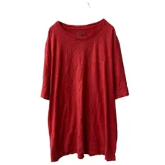 Champion 半袖 ロゴTシャツ 2XL レッド チャンピオン ワンポイントロゴ ビッグサイズ 古着卸 アメリカ仕入 a706-5901