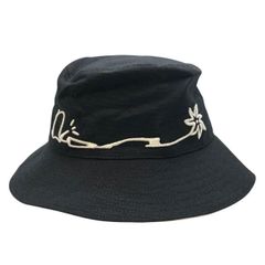 【未使用】DIOR HOMME ディオール オム Cactus Jack コラボ 22AW 帽子 バケットハット バケハ  コットン ブラック [サイズ M]