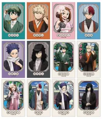 【中古】キャラカード 全12種セット 「僕のヒーローアカデミア in 浅草花やしき 描き下ろし 花やしきver. トレーディングビジュアルカード」