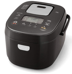 【節電対策】 アイリスオーヤマ 炊飯器 5.5合 IH式 40銘柄炊き分け機能 極厚火釜 玄米 一人暮らし 新生活 ブラック RC-IK50-B