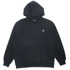 美品 NIKE ナイキ Jordan Brooklyn Fleece ジョーダン ブルックリン フリース スウェット パーカー サイズXL 黒 ブラック メンズ 古着 中古 USED