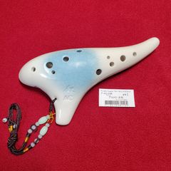 フォーカリンクオカリナ ウーノ アルトC 水色 F-AC-USB 001