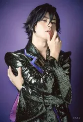 【中古】生写真(男性) 松村龍之介(トキヤ・イチノセ)/上半身・レビューコーナー衣装・腕触り・背景紫・キャラクターショット/舞台「劇団シャイニング from うたの☆プリンスさまっ♪『ポラリス』」ブロマイドセットB