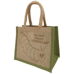 ☆ はらぺこあおむしリーフグリーン ☆ キャラクター ジュートマイバッグ M キャラクター ランチバッグ M ランチバック ジュートマイバッグ お弁当入れ トート トートバッグ トートバック ジュートマイバック キャラ お弁当 カバン 鞄 かばん かわいい