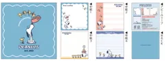 カミ【送料無料】【日本製】【スヌーピー】【SNOOPY】ブロックメモ【良いことがある】【レトロ】【ピーナッツ】【ウッドストック】【すぬーぴー】【メモ帳】【文房具】【雑貨】【グッズ】【かわいい】