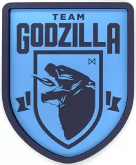 【中古】雑貨 ゴジラ(ブルー)/トレー ビジュアルラバーコレクション 「一番くじ ゴジラ×コング 新たなる帝国」 D賞