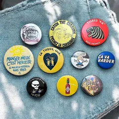 CU エロ イラスト アニメ 缶バッジ ビンテージ アンティーク 50s ~ 60s 70s 80s 90s 00s 小物 アクセサリー 古着 vintage USA アメリカ ユーロ 仕入れ ロック バイカー アメカジ  p10/のサムネイル