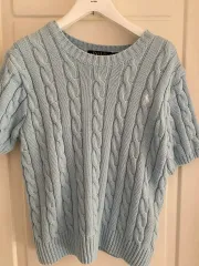 ポロ Ralph Lauren(ラルフローレン) ケーブル ニット S ポロ半袖ニット st