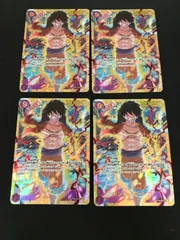 【広店】ワンピースカード　モンキー・D・ルフィ SEC  4枚セット【063-3670】
