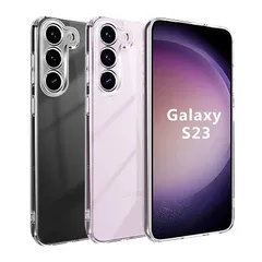 【Blxnyt】 Galaxy S23 ケース クリア MIL規格取得 衝撃吸収 PC背面 + TPUバンパー 二層構造Galaxy S23 SC-51D SCG19 ケース SGS認証黄変防止 ワイヤレス充電対応 ギャラクシー S23 透明 スマホケース 0