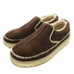 アグ UGG NEUMEL SLIP-ON STITCH ニューメル スリッポン ムートン スエード US10 28cm 茶色 ブラウン 1095353 /XZ ■GY17のサムネイル