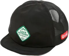 Clef クレ ALL MOUNTAIN MESH B.CAP RB3640 帽子 メンズ レディース オールマウンテン メッシュ キャップ 通気性 軽量 アウトドア 登山 ランニング 自転車 キャンプ 夏 UV対策 ワイヤー  ユニセックス （ ブラック ）