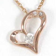 テイクアップ　K10PG　ネックレス　ダイヤ　0.08　総重量約1.7g　約45cm