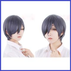 Kiumi コスプレ ウィッグ 黒執事 シエル・ファントムハイヴ 耐熱ウィッグ