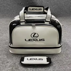 m*o様 【最終値下げ】LEXUS/エナメル/ゴルフバック/キャディバッグ 希少】LEXUS キャディバッグ ブラック レザー調 エナメル - メルカリ