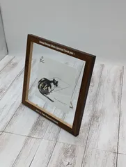 名入れオーダー 好きな文字入れ無料　ハンドメイド商品　フォトフレーム写真立て　L版写真縦横兼用キシマ