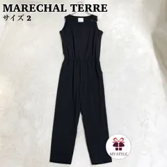 MARECHAL TERRE マルシャル テル　サロペット　黒　ブラック MARECHAL TERRE マルシャル テル サロペット 黒 ブラック - メルカリ