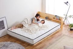 ダブル　マットレス　ポケットコイルマットレス　寝具　睡眠　眠る　寝る　ベッド　熟睡　腰痛　肩こり