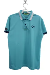 VIVA HEART(ビバハート) ポロシャツ 水色 メンズ 50 ゴルフ用品 2506-0161 中古