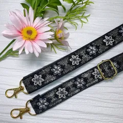 【アウトレット価格】No.3 スマホショルダー/カメラ ストラップ インド刺繍リボン