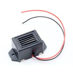 新品 電子ブザー 連続音ブザー サウンドブザー 圧電ブザー サウンダー ブラウザ ブラック DC 3V-24V 75dB 5個入り