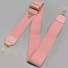 【中古】ストラップ ピンク チャーム付きショルダーストラップ