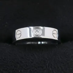 最終お値下げ❣️ 未使用❣️ カルティエ　ミニラブリング　Pt950 47 楽天市場】カルティエ 指輪 Pt950 ラブリング 幅5.5ミリ B40849