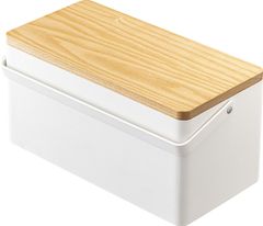 ml山崎実業(Yamazaki) 救急箱 ホワイト 約W27XD14XH20cm - メルカリ