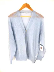 オーラリー AURALEE 23SS KID MOHAIR SHEER KNIT CARDIGAN LIGHT BLUE メンズ JPN：3 のサムネイル